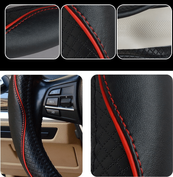 Bọc Vô Lăng Ô Tô Da PU Cao Cấp Ý