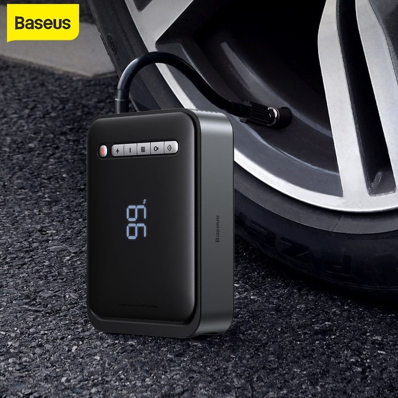 Bơm Lốp Đa Năng Kiêm Kích Bình Ô Tô Baseus