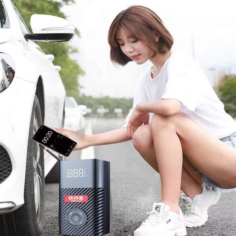 Bơm Lốp xe hơi Không Dây Steelmate P08 Chính Hãng