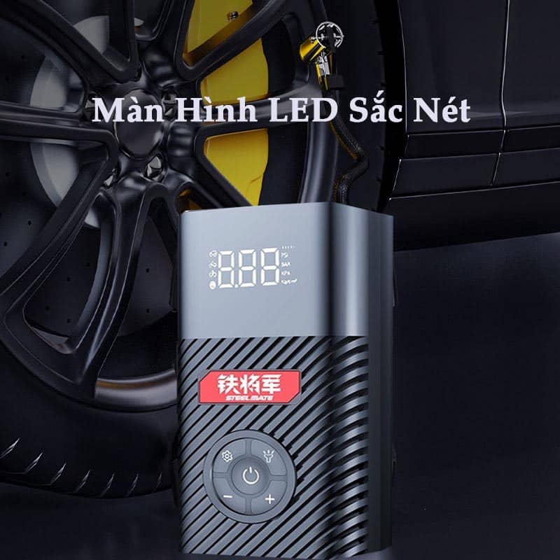 Bơm Lốp Ô Tô Không Dây Steelmate P08 Chính Hãng