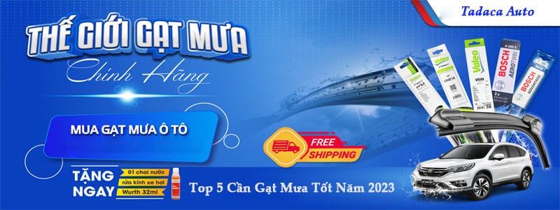 Top 5 Cần Gạt Mưa Ô Tô Được Ưa Chuộng Nhất Năm 2023
