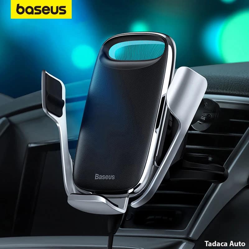 Giá Đỡ Điện Thoại Kiêm Sạc Không Dây Ô Tô Baseus Sạc Nhanh 15W