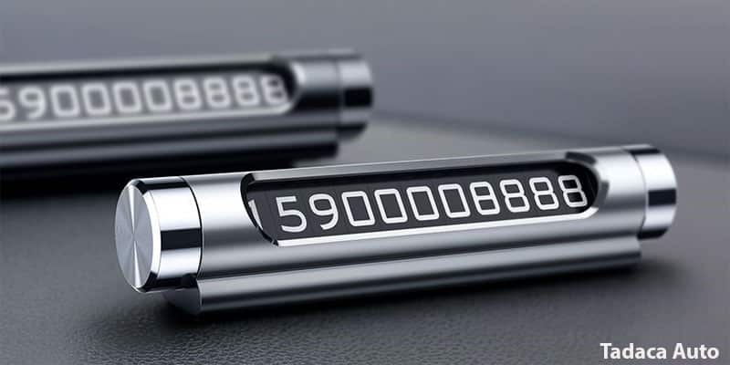 Bảng Số Điện Thoại Ô Tô Baseus Dual Number