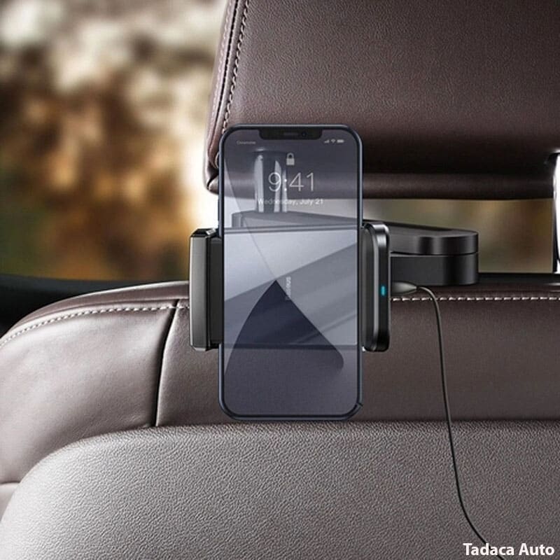 Bộ Đế Giữ Điện Thoại Sau Ghế Ô Tô Baseus Tích Hợp Sạc Không Dây