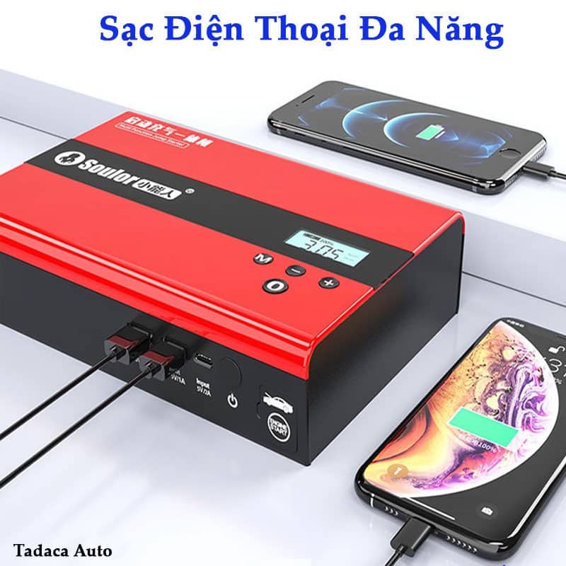 5 Chức Năng Nổi Bật Của Kích Nổ Kiêm Bơm Lốp Soulor 