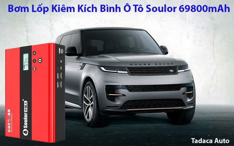 Bơm lốp Kiêm Kích Bình Soulor 69800mAh Chính Hãng