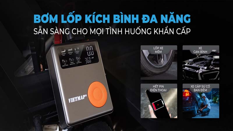 Những Lưu Ý Khi Sử Dụng Kích Bình Ắc Quy Kiêm Bơm Lốp Ô Tô
