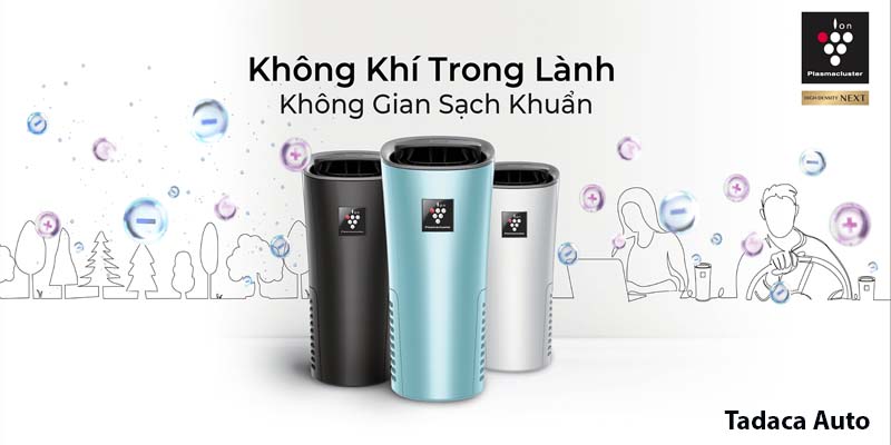 Máy Lọc Không Khí Ô Tô Sharp NX2E Chính Hãng