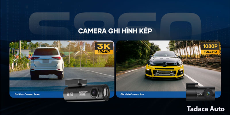 Vietmap trình làng camera hành trình S860 cảnh báo tốc độ qua giọng nói mới nhất