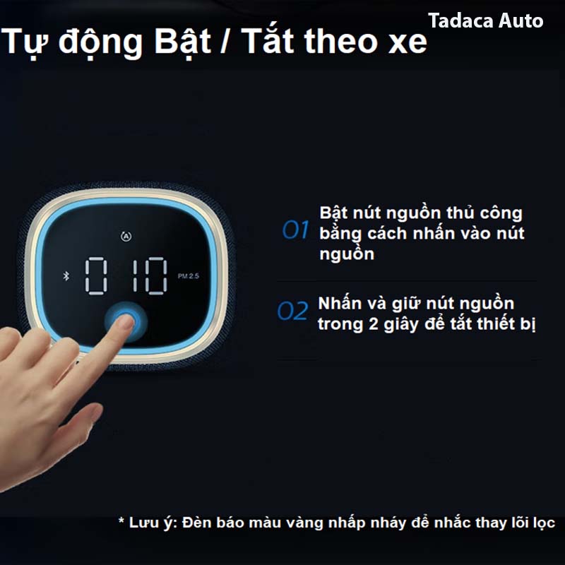 Máy Lọc Không Khí Ô Tô Philips S7601 Chính Hãng