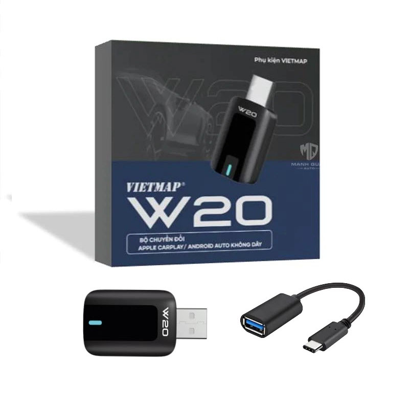 Bộ Kết Nối Không Dây Carplay Vietmap W20 Chính Hãng