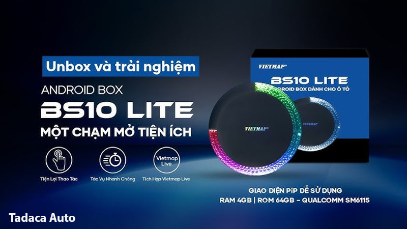Androi Box Ô Tô Vietmap BS10 Lite Chính Hãng