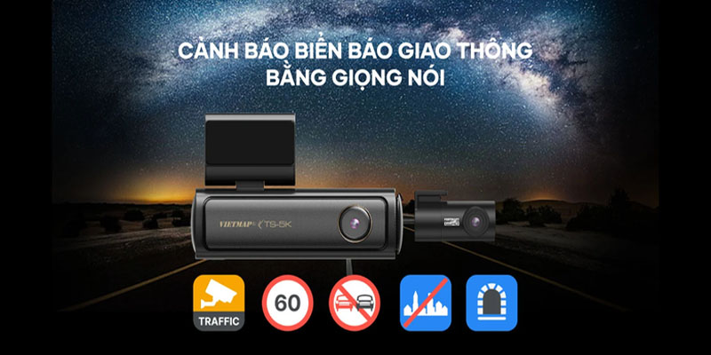 Vietmap Ra Mắt Camera Hành Trình TS-5K Siêu Nét