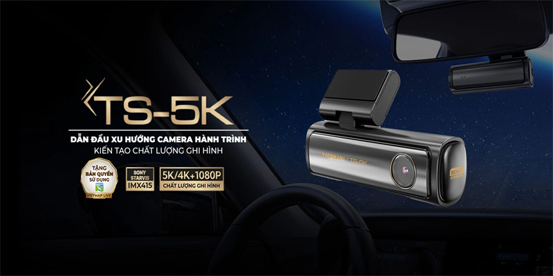 Vietmap Ra Mắt Camera Hành Trình TS-5K Siêu Nét