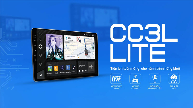 Vietmap Trình Làng Hai Mẫu Màn Hình Teyes CC3L Lite Và CC3L 360
