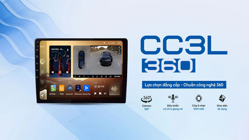 Vietmap Trình Làng Hai Mẫu Màn Hình Teyes CC3L Lite Và CC3L 360