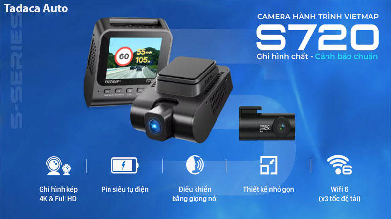 Camera Hành Trình Ô Tô Vietmap S720 Chính Hãng