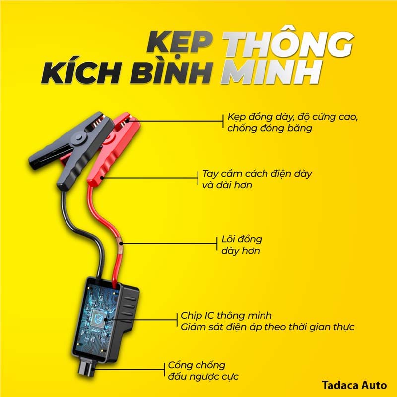 Kích Bình Ắc Quy Ô Tô Michelin BCJS005-1