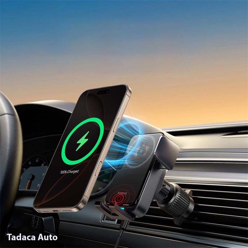 Giá Đỡ Điện Thoại Kiêm Sạc Không Dây Baseus Wisdom Pro