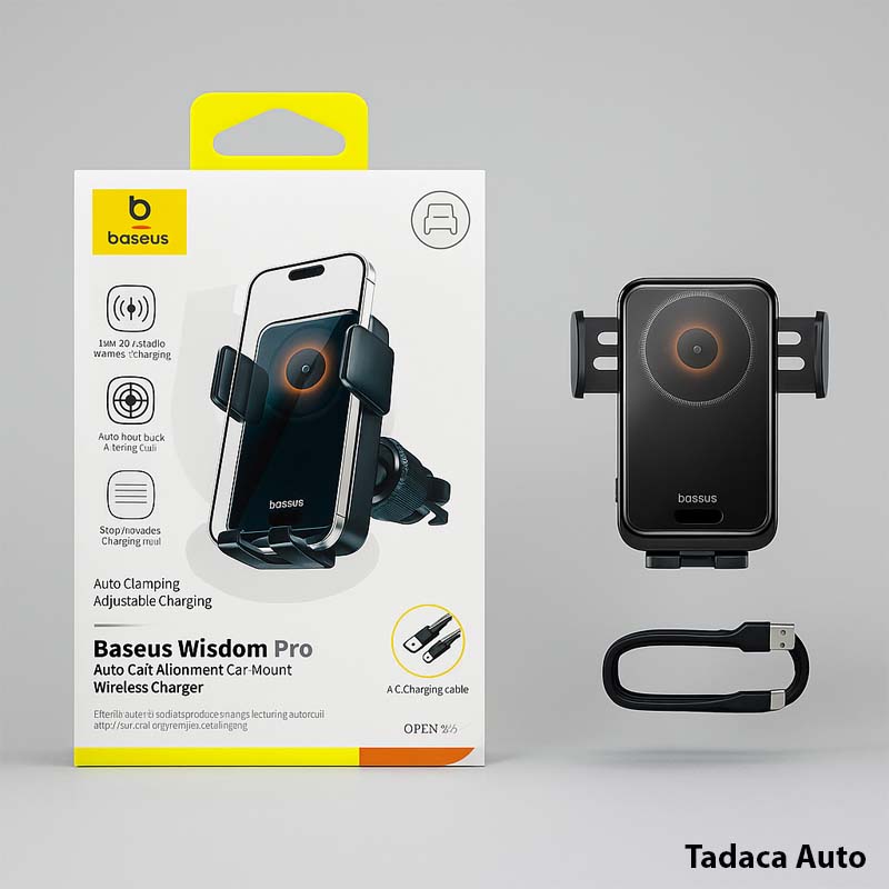 Giá Đỡ Điện Thoại Kiêm Sạc Không Dây Baseus Wisdom Pro