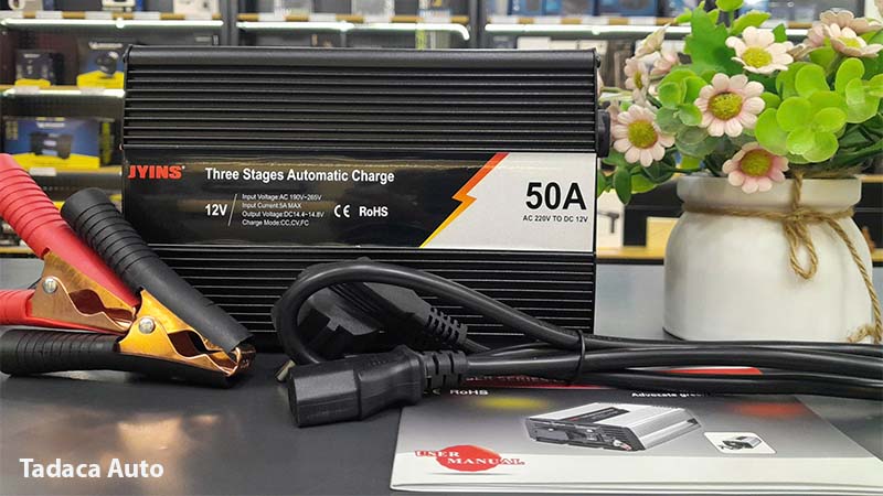 Sạc Ắc Quy JYINS 12V/50A 500Ah Siêu Khủng