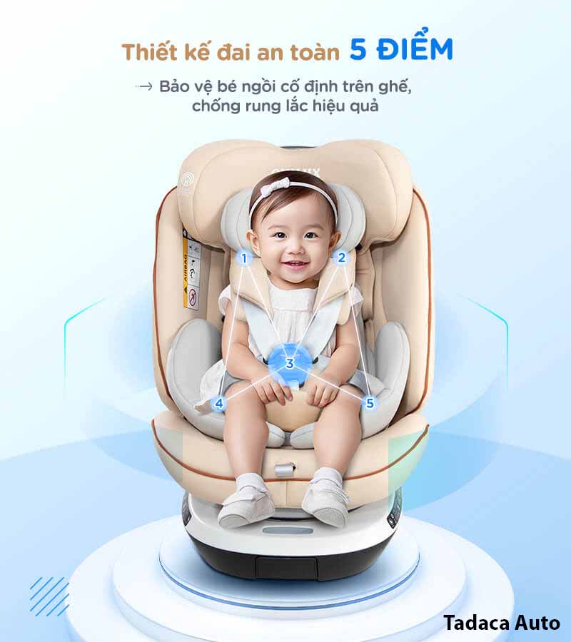 Ghế Ngồi Ô Tô Trẻ Em Chilux X86 Cho Trẻ Từ 1 Tháng Đến 12 Tuổi