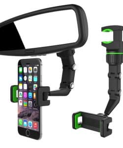 Giá Đỡ Điện Thoại Treo Gương Chiếu Hậu Xoay 360 Độ Trên Ô Tô