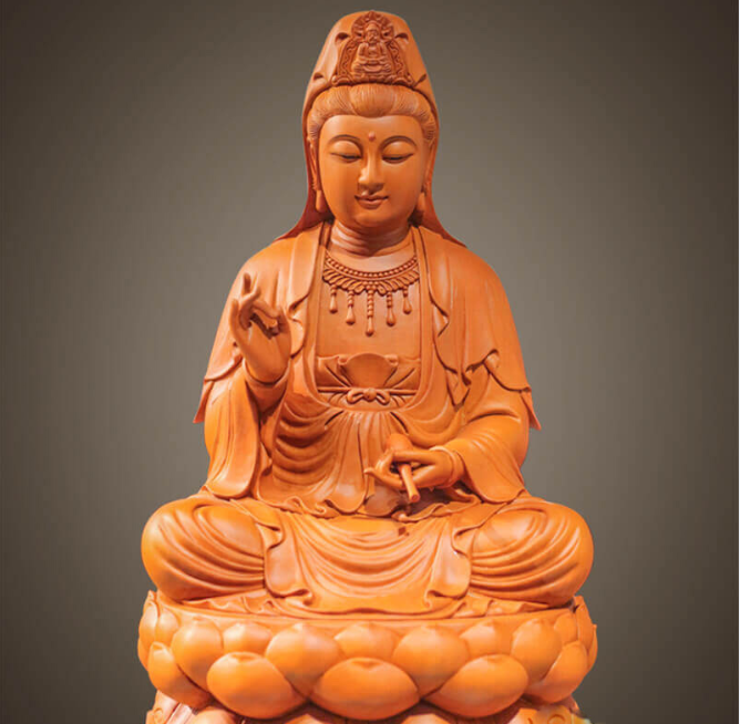 Tượng Phật Bà Quan Âm Bồ Tát Gỗ Thơm